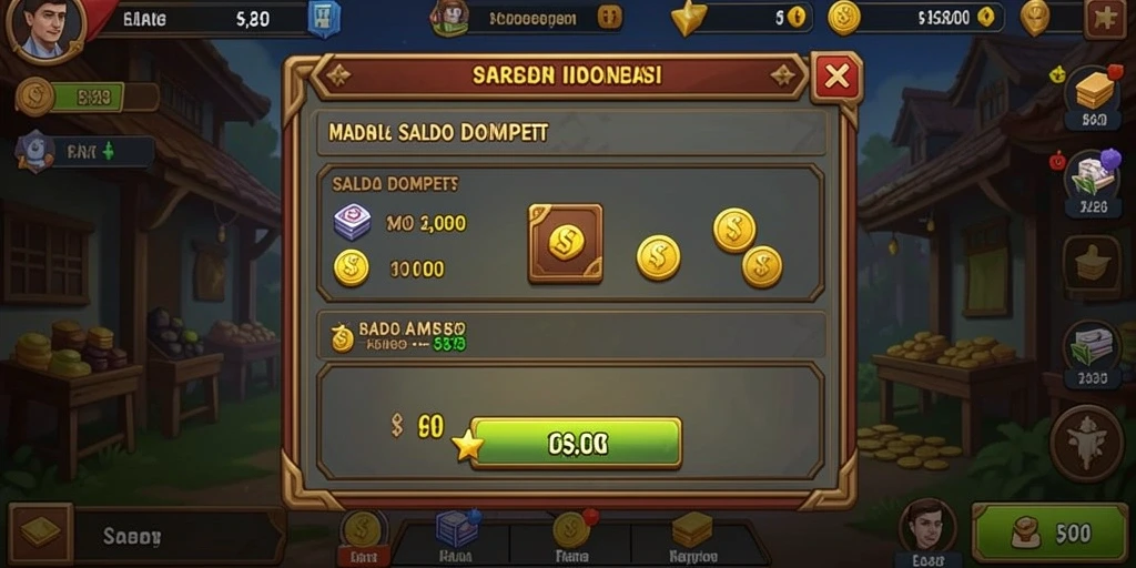 Tampilan awal game yang menarik dan mengundang.