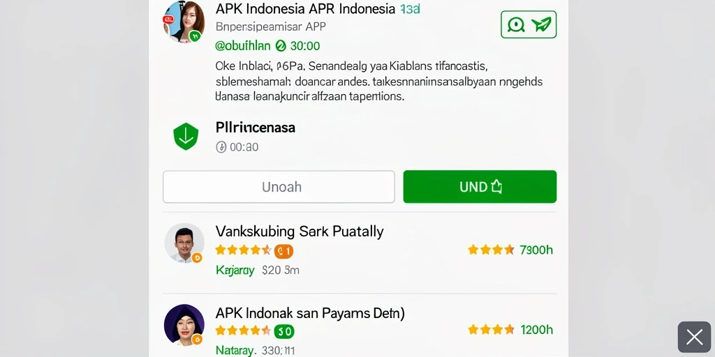 Tampilan antarmuka user-friendly JKTOK.