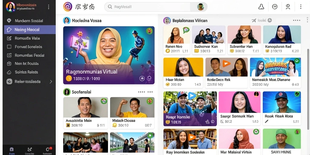 Tampilan antarmuka yang sederhana dan menarik.