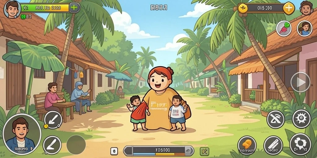 Tampilan awal LUCKYRP yang menarik dan mudah dinavigasi.