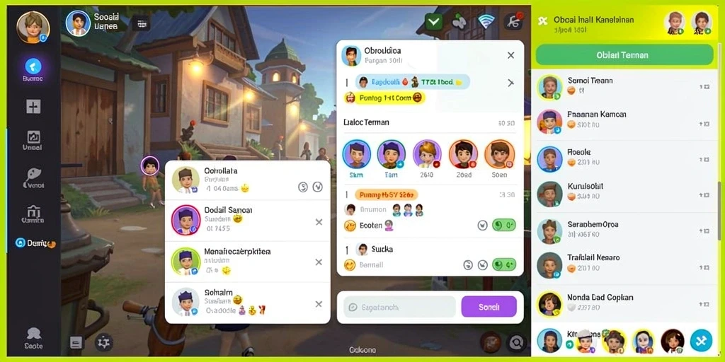 Screenshot aplikasi RSNGAME menampilkan aksi seru dalam gameplay.