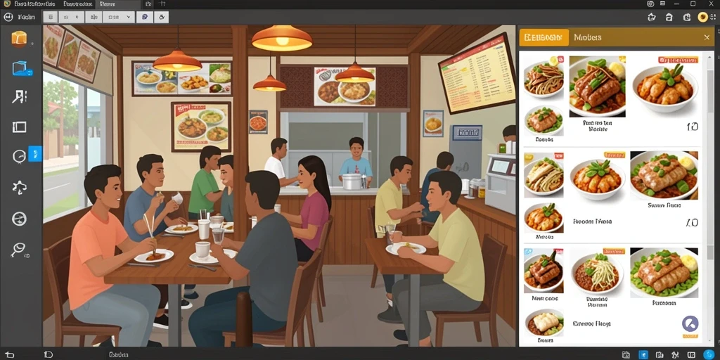 Tampilan antarmuka yang modern dan user-friendly.